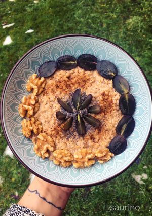Nuss Porridge Rezepthauptbild