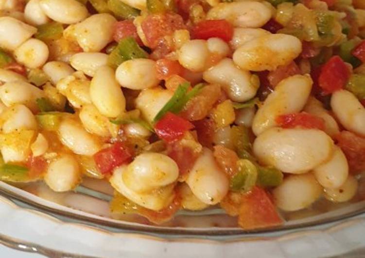 Ensalada Fresca De Alubias Blancas Con Verduras Receta De AMY Con Sus ...