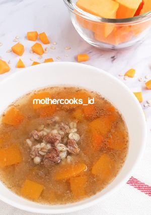 Foto resep Sup Pumpkin Sapi (MPASI 12m+) Slow Cooker