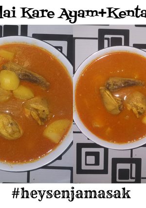 Foto resep Gulai Kari Ayam (asli ENAK bikin NAGIH,SEHAT,yang DIET merapat!)