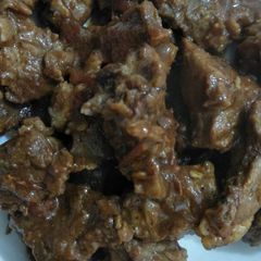 Wet fried beef A picture of Wet fried beef.