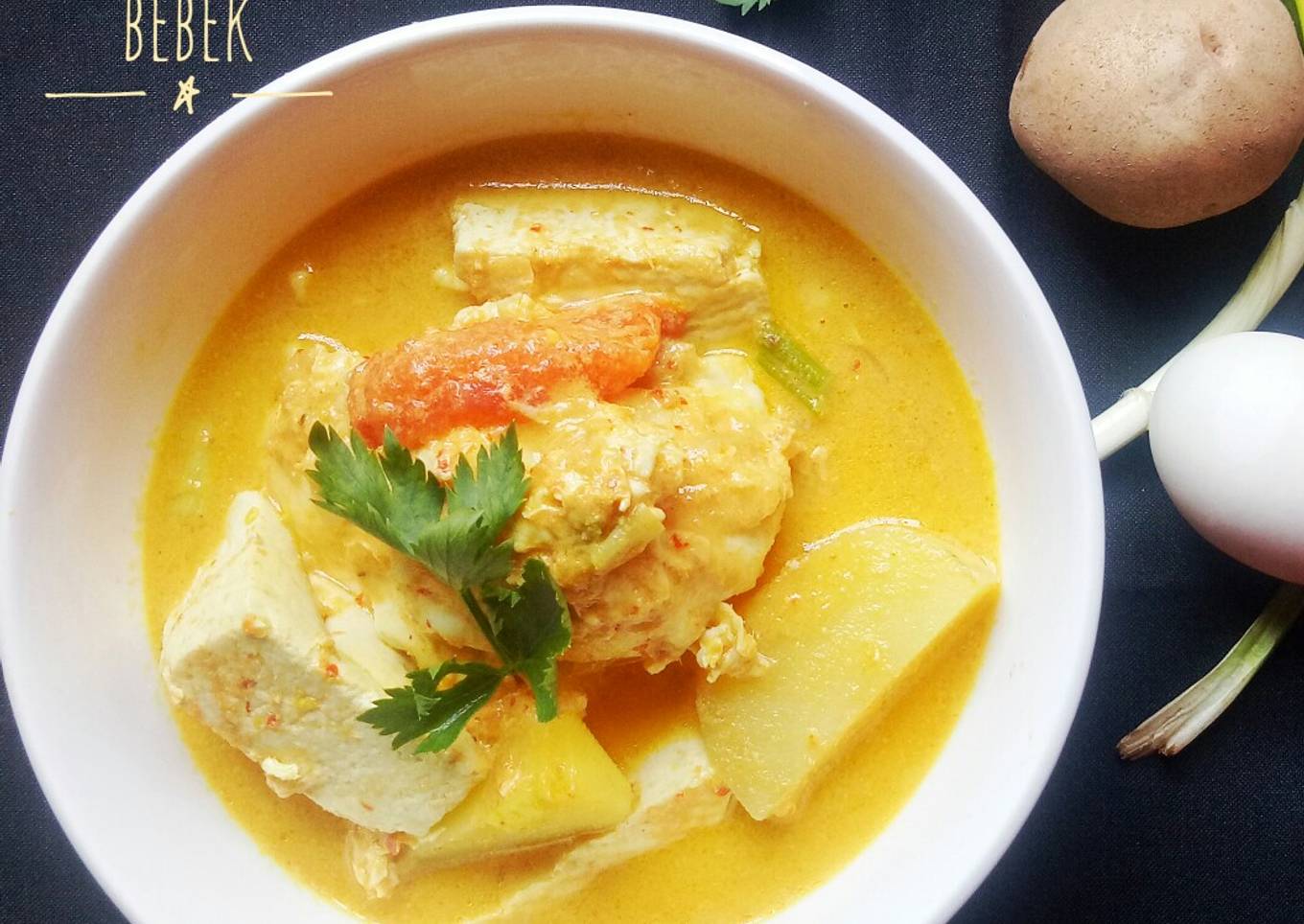 Gulai telur bebek