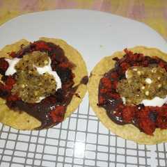 Una foto de Tostadas de chorizo