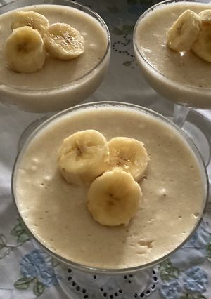 Una foto de Mousse de Banana (Platano, Cambur)