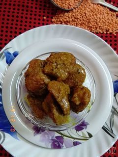 মুসুর ডালের বড়ার ঝাল (musur daler borar jhaal recipe in Bengali) রেসিপির প্রধান ছবি