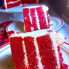 A picture of Red velvet cake.