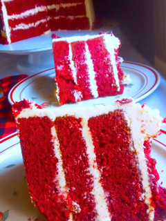 A picture of Red velvet cake.