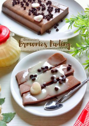 Foto resep Brownies Puding