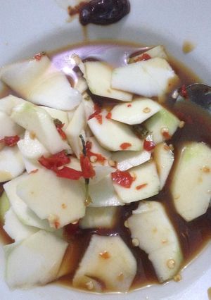 Foto resep Rujak Petis Merah (Rujak Dulit)