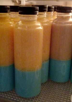 Foto resep Milk mangga orange dengan Puyo
