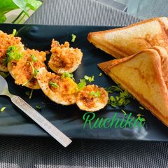 A picture of Coconut Marinade Egg Fried snacks.