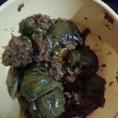 A picture of Masala brinjal.