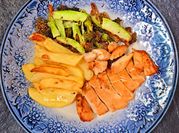 A picture of oven baked chicken