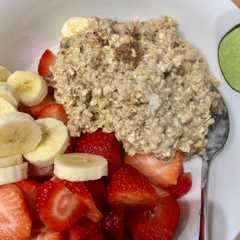 Una foto de Porridge de avena Desayuno sano 4