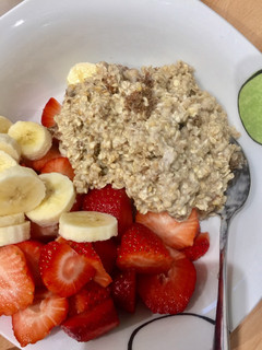 Una foto de Porridge de avena Desayuno sano 4