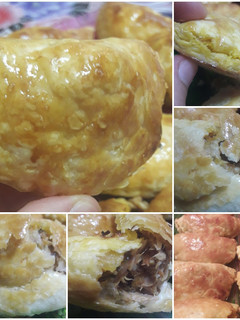 صورة لوصفة لي شوصون بعجينة المسمن مورقيين ومقرمشين 😋😋😋