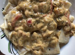 Una foto de Salsa caruso exquisita y súper fácil