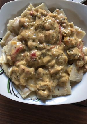Una foto de Salsa caruso exquisita y súper fácil