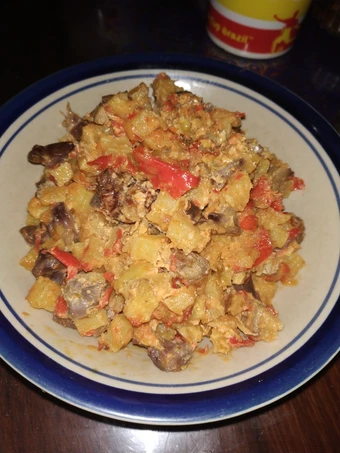 Langkah Gampang Membuat Resep 49.Sambel goreng kentang &amp; ati yang Uenak Anti Ribet, Menggugah Selera