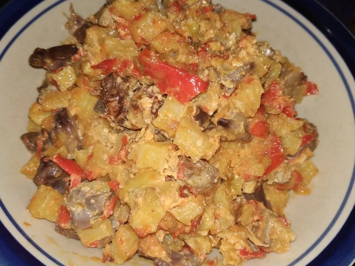 Langkah Gampang Membuat Resep 49.Sambel goreng kentang &amp;amp; ati yang Uenak Anti Ribet, Menggugah Selera