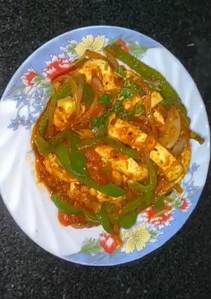 A picture of Paneer jalfrezi recipe.