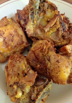Foto resep Ayam goreng ungkep bumbu kuning
