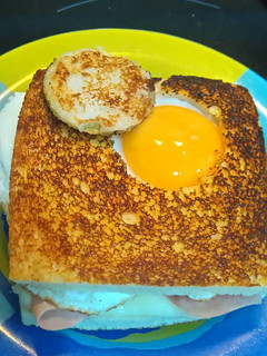 Una foto de Sándwich con huevo