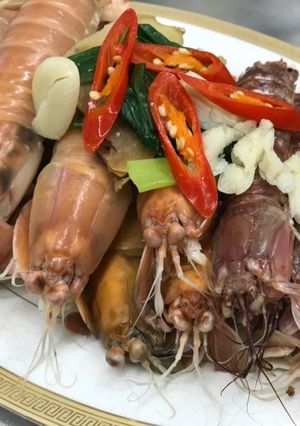 白灼澎湖野生瀨尿蝦 的食譜成品照片