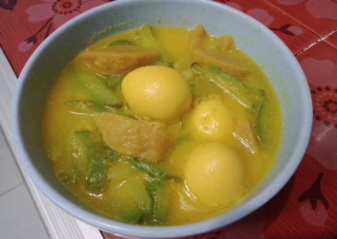 Bagaimana Membuat Sayur lodeh labu, Sempurna