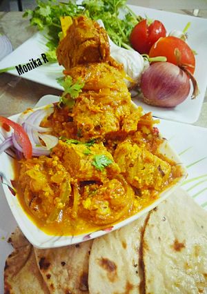 A picture of Punjabi Chaap.