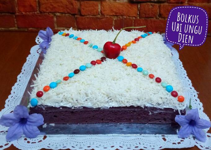 Resep Bolu kukus ubi ungu 💜 Anti Gagal