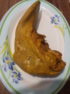 عکسی از دستور پختن زبان گاو و گوساله