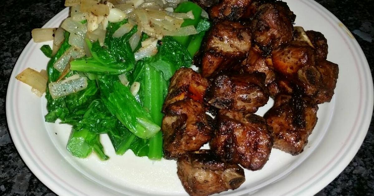 Black Pepper, Garlic, Ginger Riblets Recipe by Fo Fa