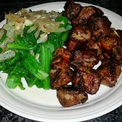 A picture of Black Pepper, Garlic, Ginger Riblets.