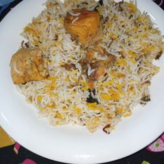 A picture of Chicken Biryani.