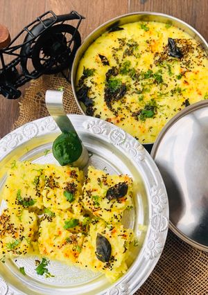 A picture of Instant Dhokla.