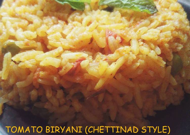 Recipe: Appetizing Tomato Biryani (Chettinad Style)
