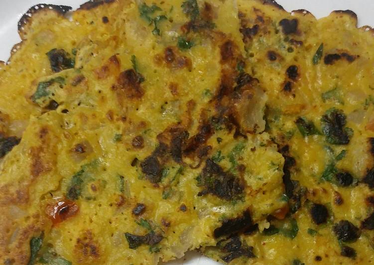 Simple Way to Prepare Speedy Besan coriander chilla