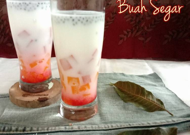 Resep Baru Es Jelly Buah Segar 🍨 Ala Warteg