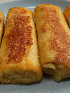 A picture of Banana Bread Toast (Only 3 Ingredients).