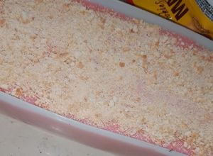 Una foto de Natilla de Fresa con Galletas María
