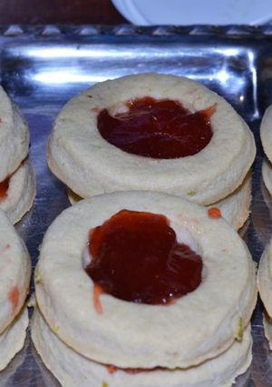 Una foto de Galletas rellenas con mermelada de ciruela