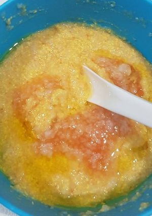 Foto resep MPAsi (bubur telur tomat)