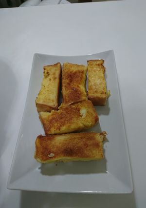 氣炸蜜糖吐司 的食譜成品照片