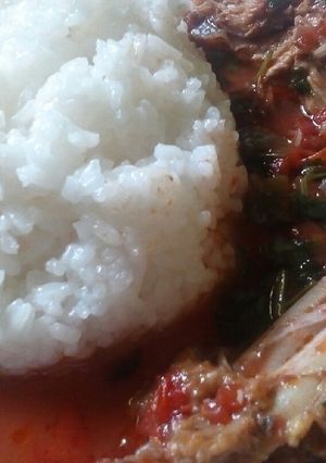 A picture of Plain rice.