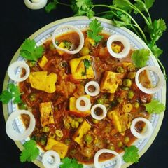 Matar Paneer A picture of Matar Paneer.