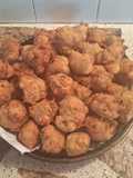 Buñuelos de lechugas y perejil