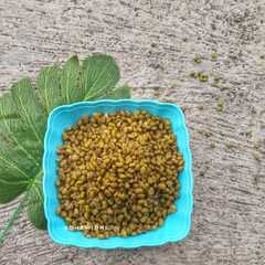 A picture of Kacang hijau rebus.