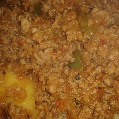 A picture of Mince meat & Potato Curry.