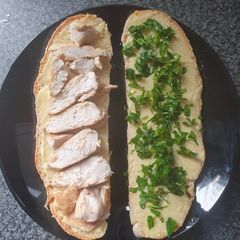 Mayonnaise Chicken Sandwich A picture of Mayonnaise Chicken Sandwich.